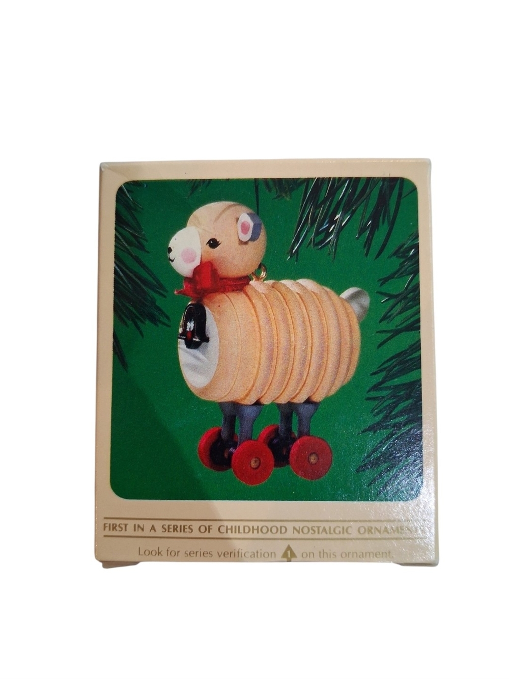 Hallmark Wooden Lamb Ornament